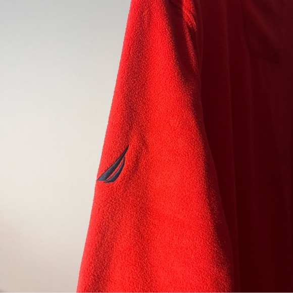 NUTICA - Red Zip Cadet Collar Screwneck [Brand New] - Picture 2 of 7